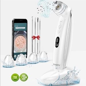 Blackhead removal pore vacuum with camera